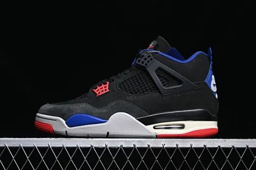All categories Air Jordan Jordan series basketball shoes Air Jordan 4 GX foreign trade version Air Jordan 4 Retro "Lase" AJ4 Joe 4 black gray blue color FV5029-003
